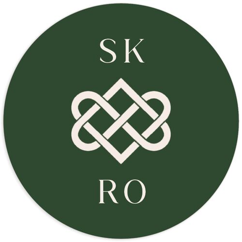 Celtic Knot Wedding Stickers - Hunter Green