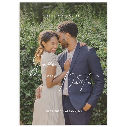 Picture This Save the Date Cards - Greenery
