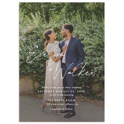 Picture This Wedding Invitations - Greenery