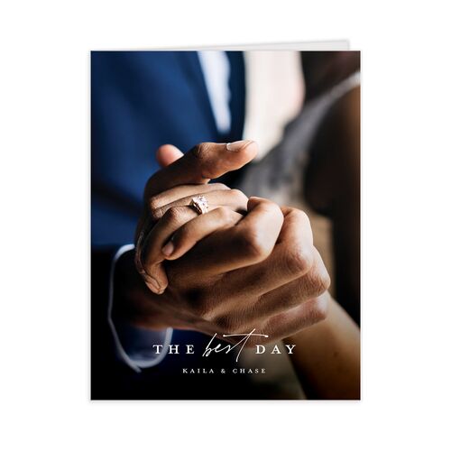 Soft Pampas Thank You Cards - Sepia
