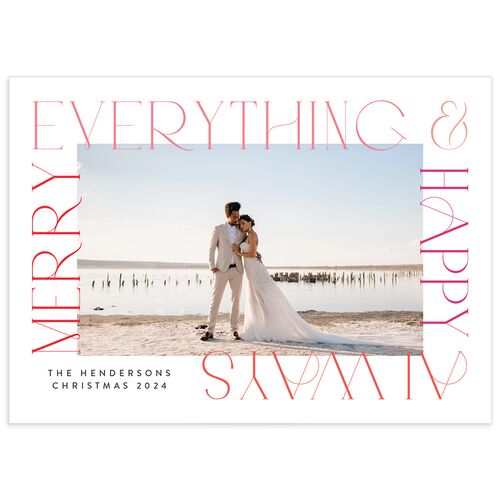 Happy Always Holiday Cards - Rose Pink