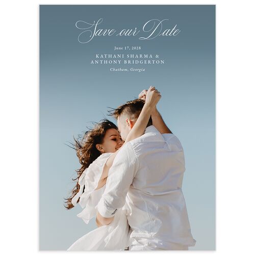 Glamorous Regency Garden Save the Date Cards by Bridgerton - Sage