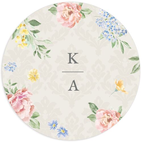 Glamorous Regency Garden Wedding Stickers by Bridgerton - Sage