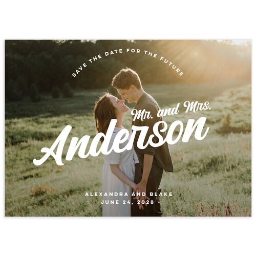 Future Newlyweds Save the Date Cards - Moss