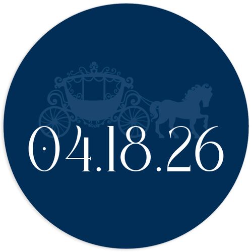 Be Our Guest Wedding Stickers - Navy