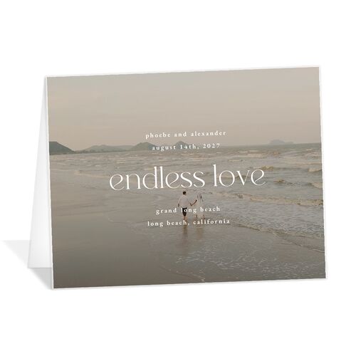 Striking Scene Thank You Cards - Dusty Rose