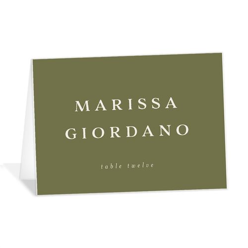 Enchanted Forest Place Cards - Dark Camo