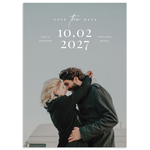 Our Date Save the Date Cards - Eucalyptus