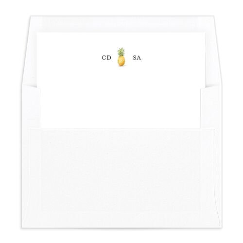 Charming Charleston Envelope Liners - Pure White