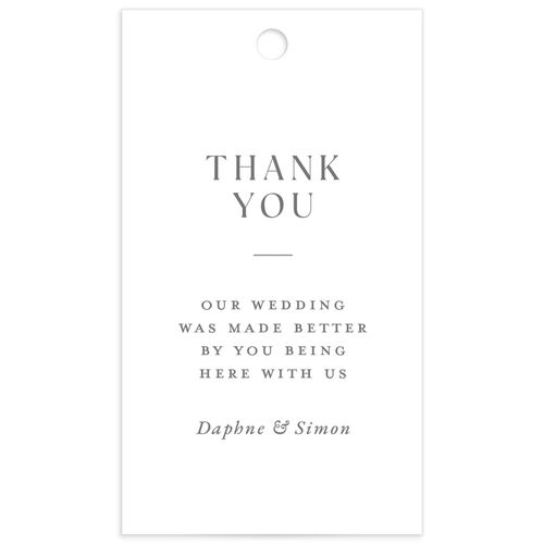 Formal Wisteria Garden Crest Favor Gift Tags by Bridgerton - Purple Haze