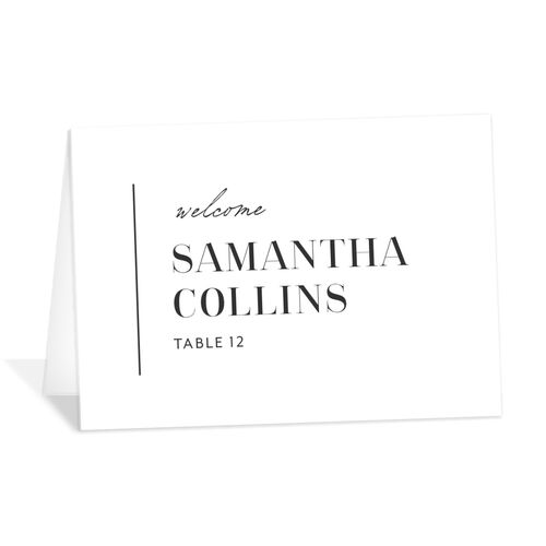Classic Border Place Cards - Midnight