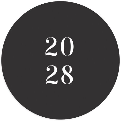 Classic Border Wedding Stickers - Midnight