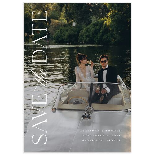 Classic Capture Save the Date Cards - Midnight