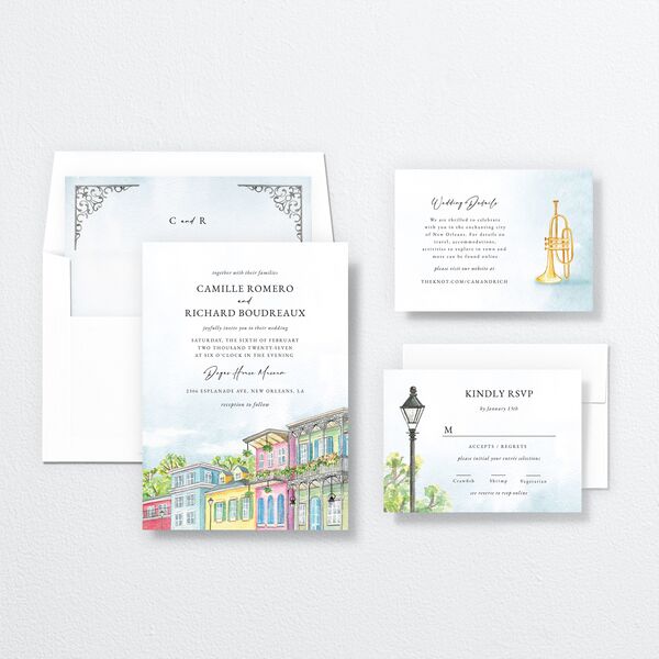 New Orleans Wedding Invitations