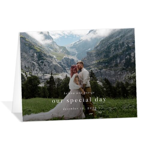 Mountain Mist Thank You Cards - Dusty Blue