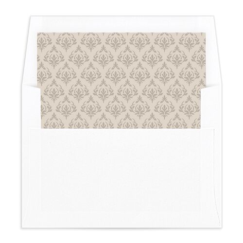 Gothic Antlers Envelope Liners - Bisque
