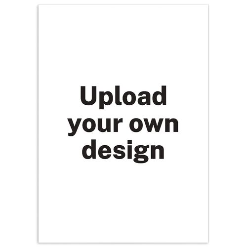 Upload Your Own Design Portrait Wedding Invitations - Pure White