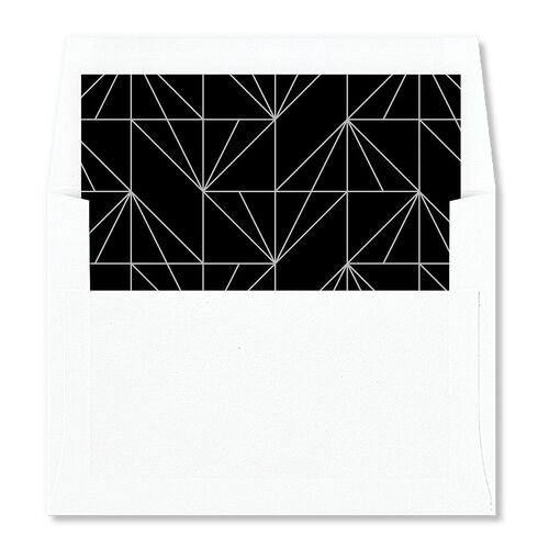 Elegant Frame Envelope Liners Licorice Standard