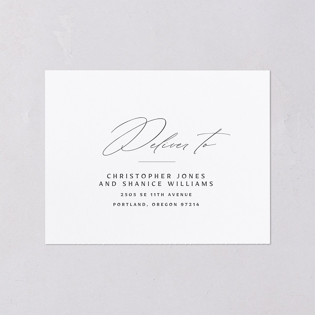Simply Classic All-in-One Wedding Invitations — view 5