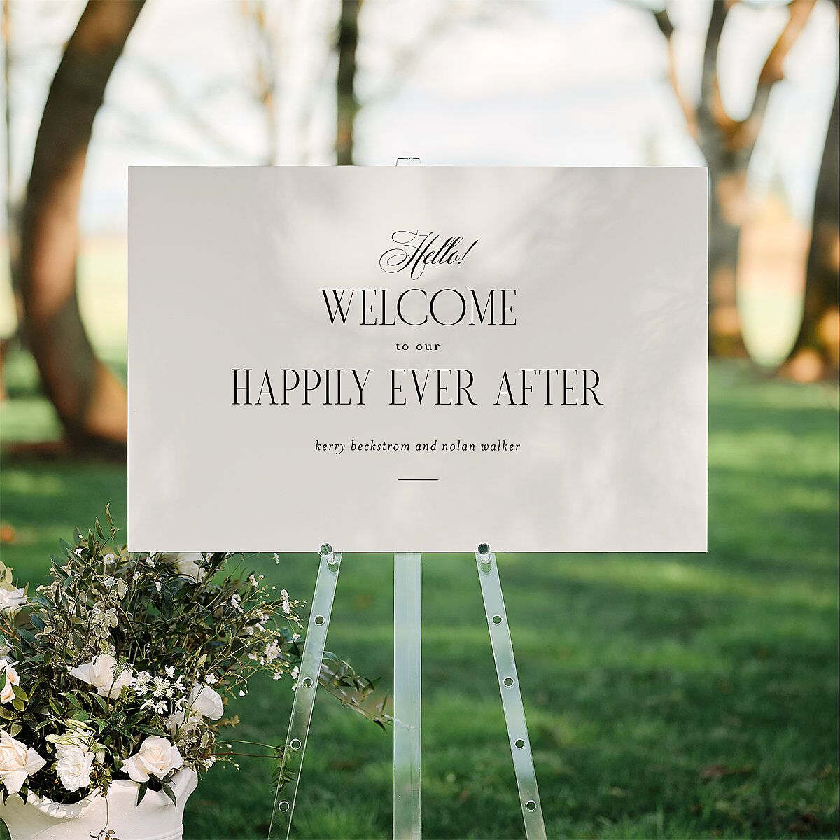 Cosmopolitan Standard Welcome Sign Large Champagne Standard Indoor Foam Core L Welcome