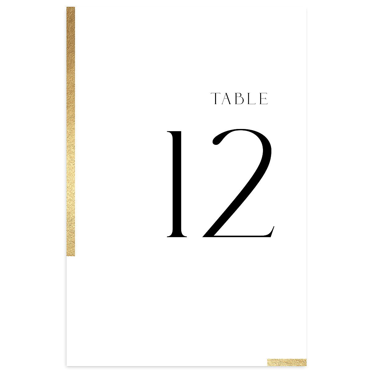Bar Accent Table Numbers