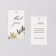 Neutral Greenery Favor Gift Tags Thyme Signature