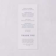 Elegant Lights Wedding Programs Moody Blue Signature