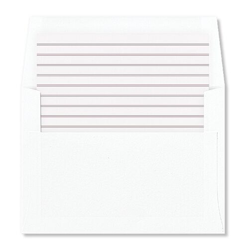 Our Merriest Year Envelope Liners Chocolate Standard
