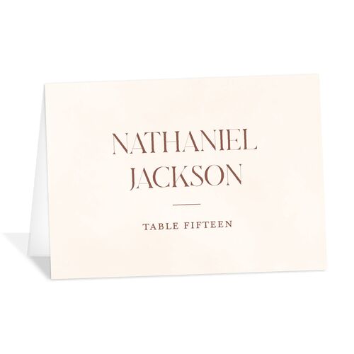 Church Stained Glass Place Cards Copper Signature