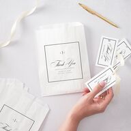 Lasting Frame Favor Bags White Pure White Wax-Lined Food Safe Paper