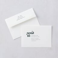 Save Our Date Save The Date Cards Rose Gold Dark Emerald Signature smooth Blank No Standard