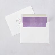 Lavender Sage Wedding Invitations Plum Signature Blank No Standard