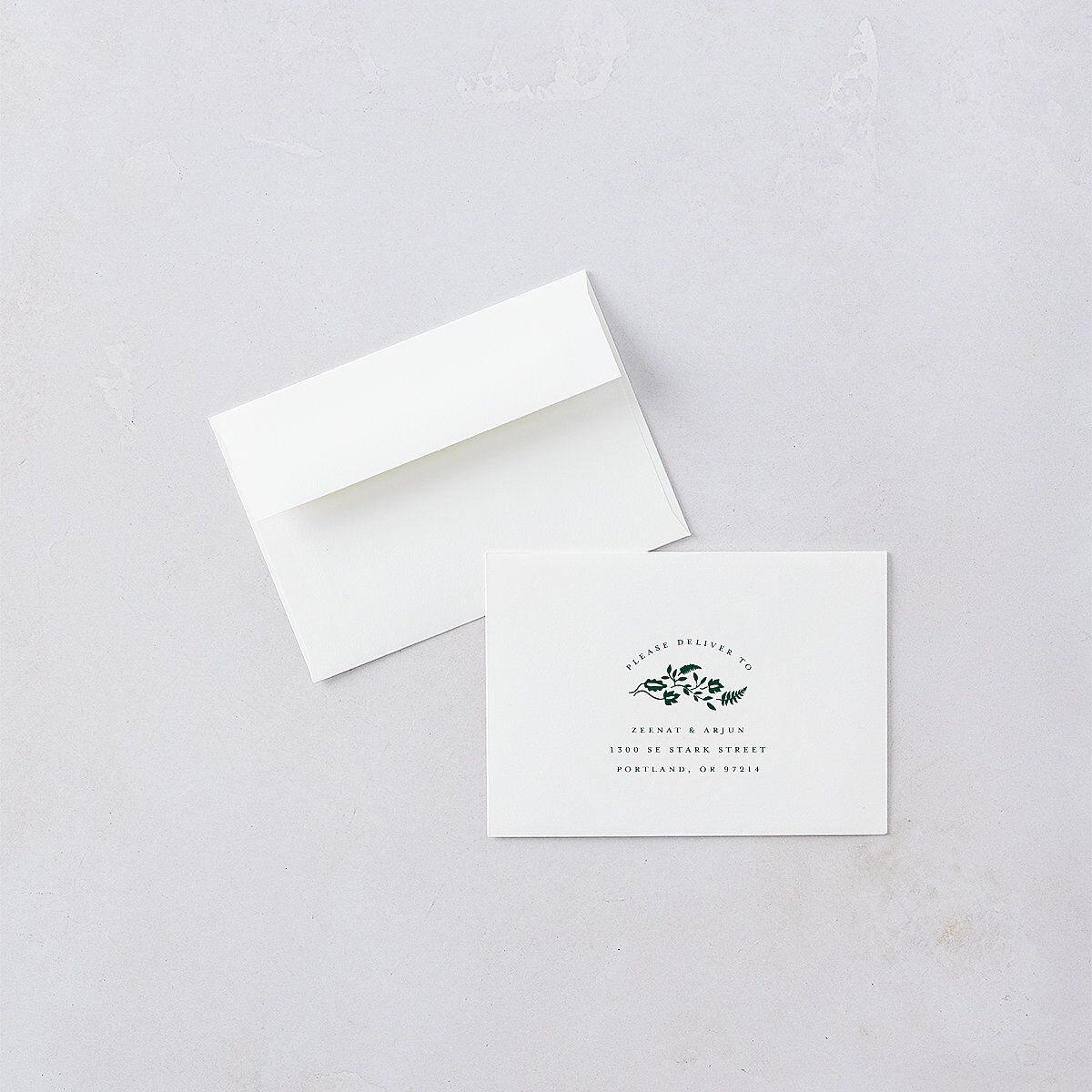Rustic Kingdom Wedding Response Cards Gold Dark Green Signature Standard