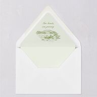 Elegant Italian Toile Euro Envelope Liners Greenery Luxe
