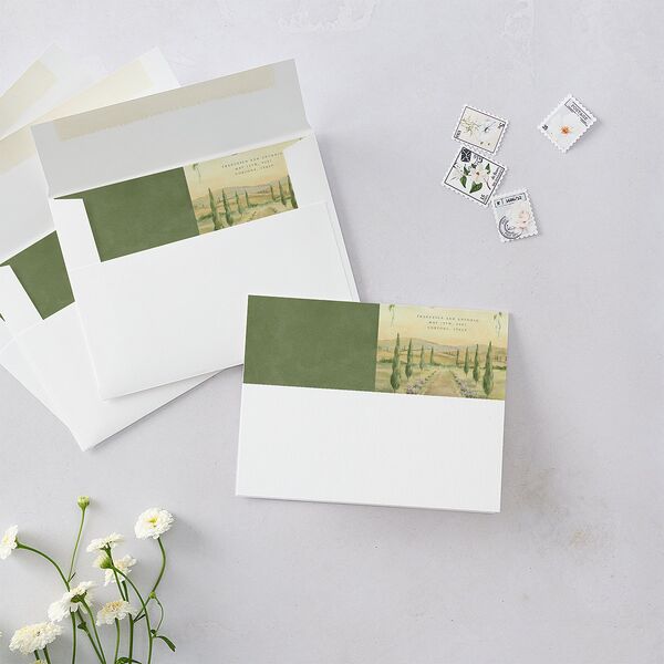Elegant Italy Thank You Cards Thyme