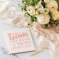 Boots and Bubbly Western I Do BBQ Bridal Shower Guest Books Soft Peach