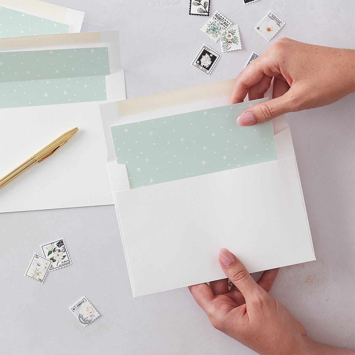 Home for the Holidays Envelope Liners — view 2