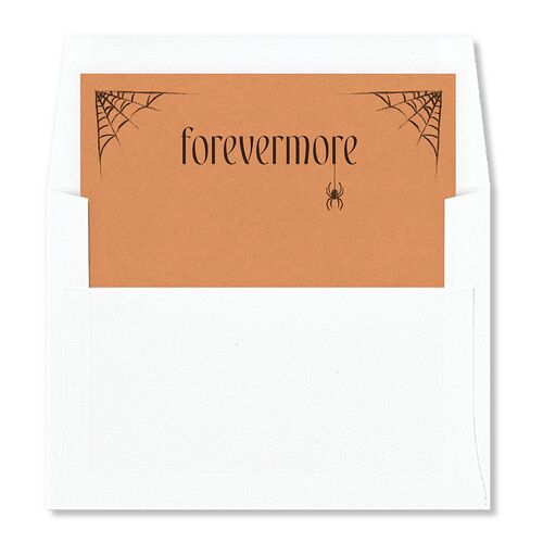 Spooky Halloween Nouveau Envelope Liners Walnut Standard