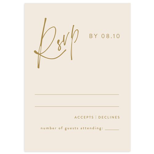 Signed Wedding Response Cards Driftwood Signature Standard