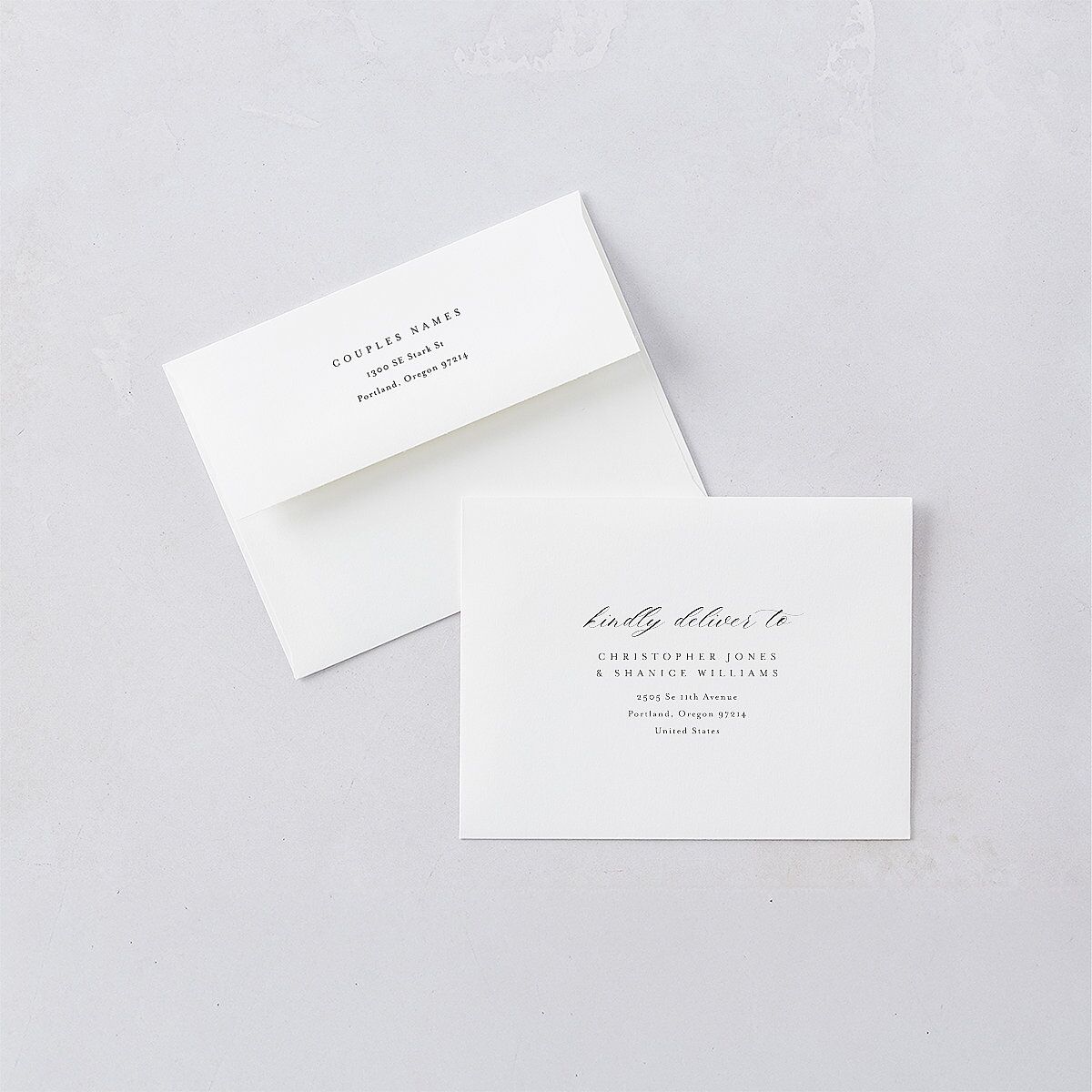 Timeless Typography Save The Date Magnets — view 4