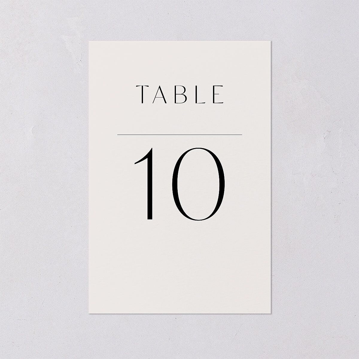 Surround Table Numbers Mist Signature