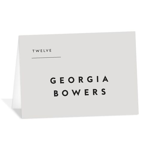 Simply Modern Place Cards Dusty Blue Signature