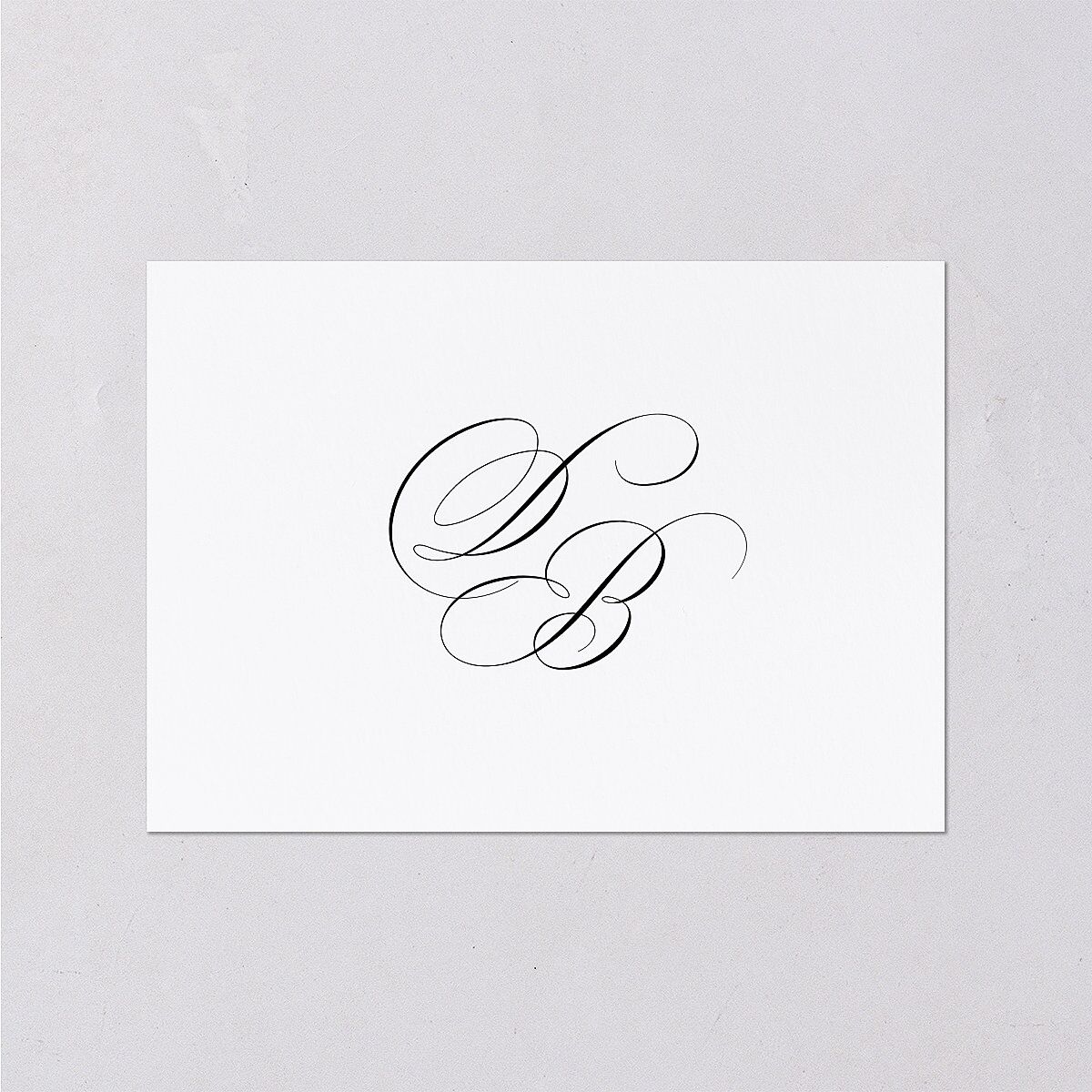 Vintage Flourish Wedding Response Cards Pure White Signature Standard