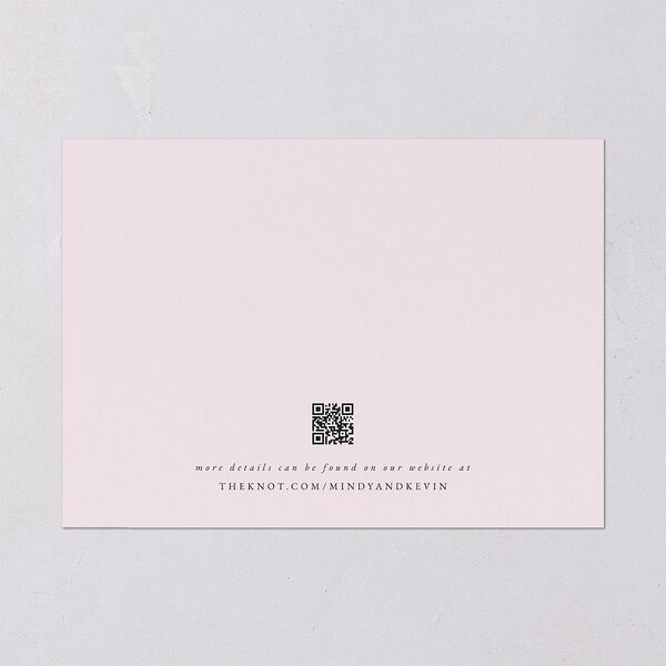 Romantic Wisteria Save The Date Cards Purple Petal Signature smooth Blank No Standard