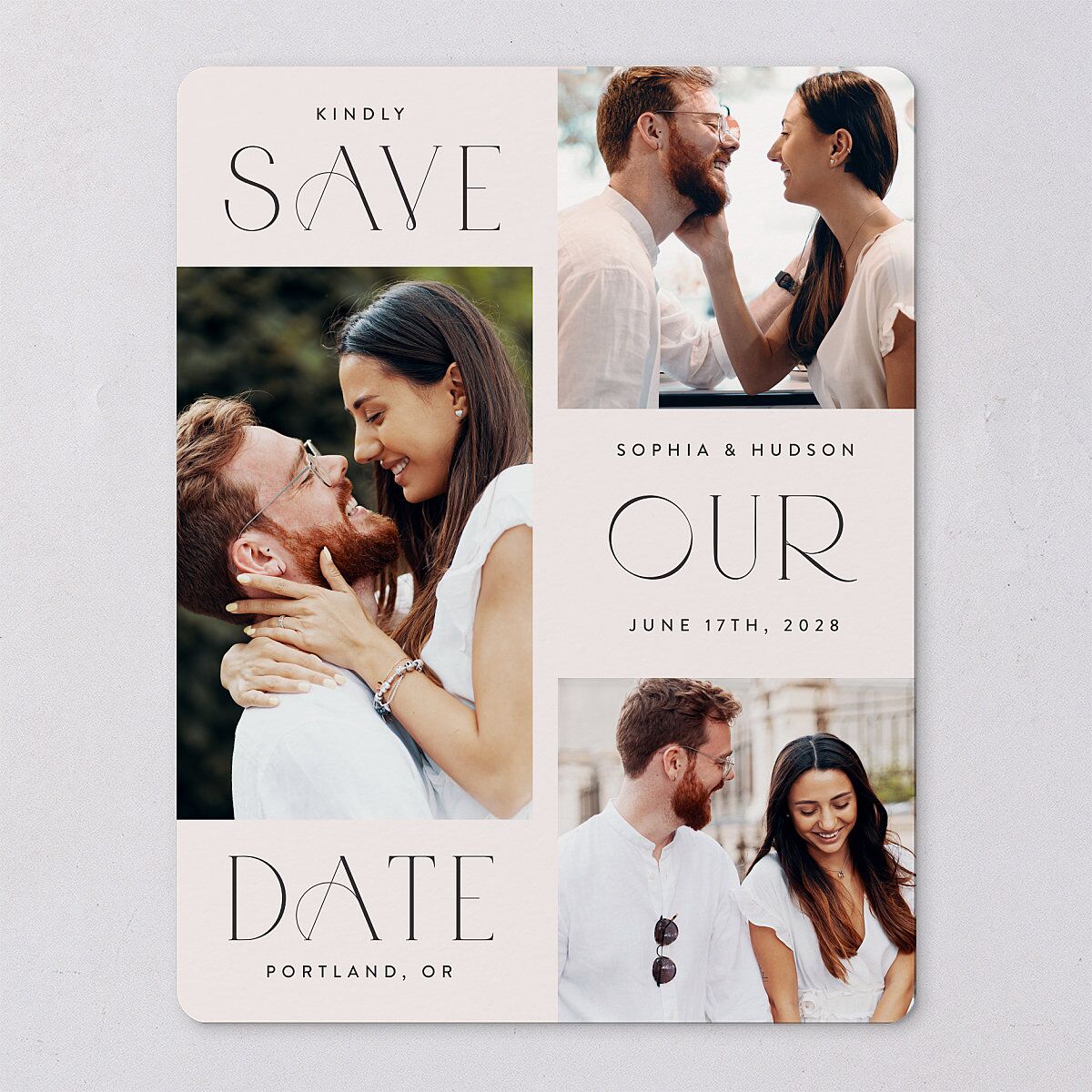 Beloved Union Save The Date Magnets — view 6