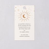 Celestial Galaxy Favor Gift Tags Midnight Signature