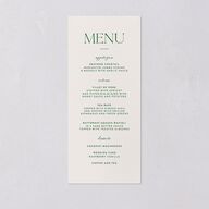 Hawaiian Tropical Orchid Oval Menus Crimson Signature