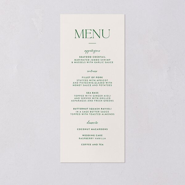 Hawaiian Tropical Orchid Oval Menus Crimson Signature