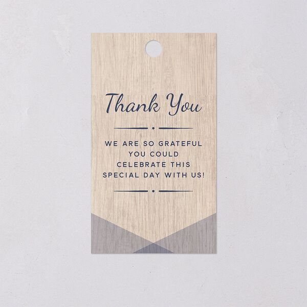 Vintage Nautical Favor Gift Tags French Blue Signature