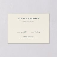 Palm Tree Icon Wedding Response Cards Tide Pool Signature Standard